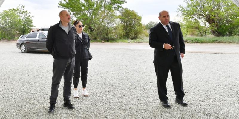 В городе Агдам заложен фундамент административного здания