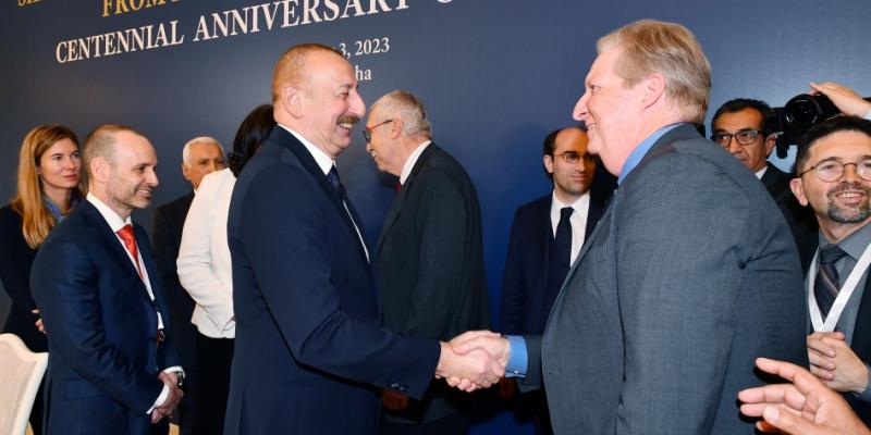 Президент Ильхам Алиев принял участие в проходящей в Шуше международной конференции на тему «Формирование геополитики Большой Евразии: от прошлого к настоящему и будущему»