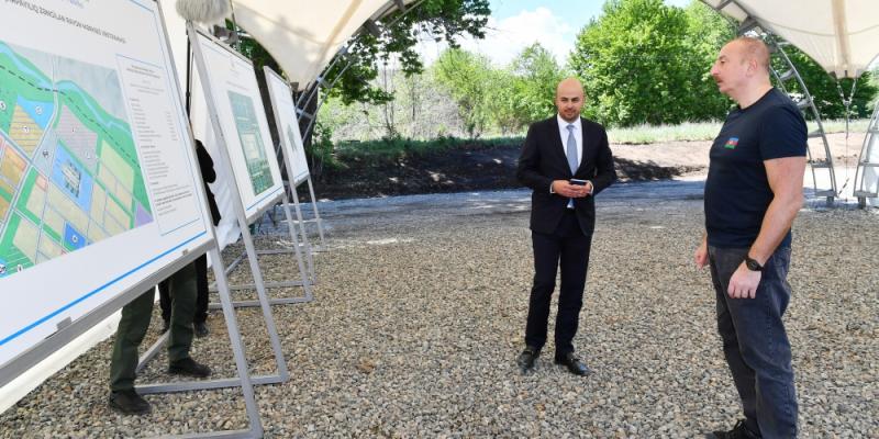 Заложен фундамент Зангиланской районной центральной больницы