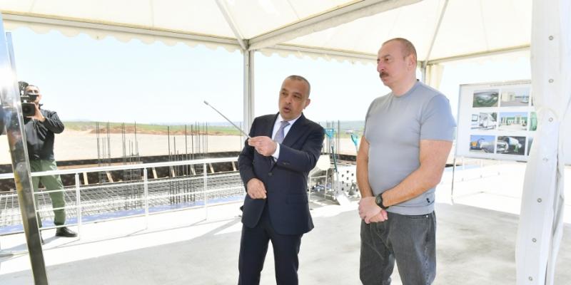 Заложен фундамент комплекса систем питьевого водоснабжения, канализации и отвода дождевых вод города Физули