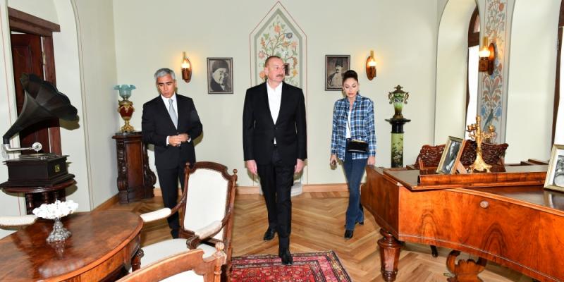 President Ilham Aliyev and First Lady Mehriban Aliyeva participated in opening of Mehmandarovs’ Estate Complex in Shusha