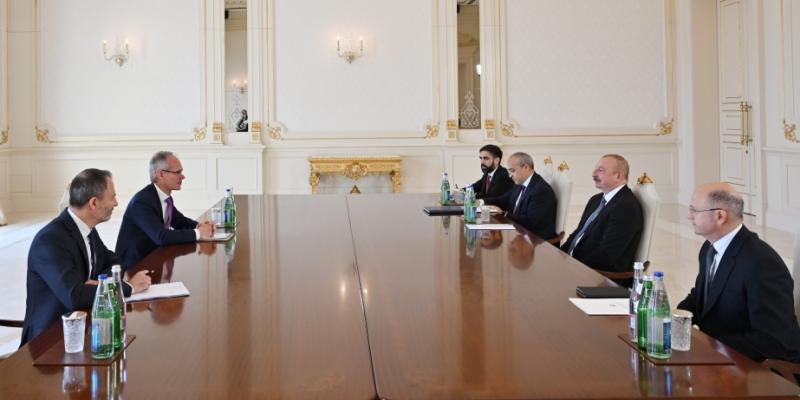 President Ilham Aliyev received President of Exploration & Production of TotalEnergies