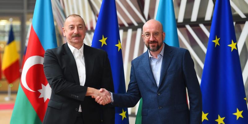 President Ilham Aliyev met with President of European Council Charles Michel in Brussels