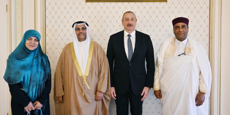 President of Azerbaijan Ilham Aliyev received President of Arab Parliament 