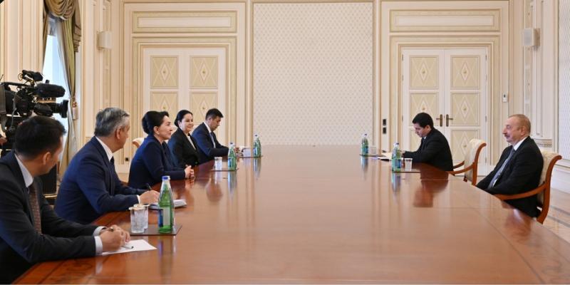 President of Azerbaijan Ilham Aliyev received chairperson of Uzbekistan’s Senate of Oliy Majlis