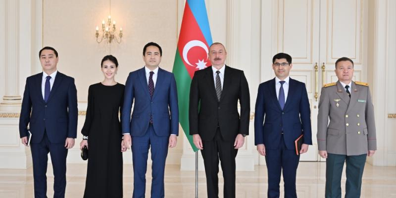 President of Azerbaijan Ilham Aliyev accepted credentials of incoming ambassador of Kazakhstan