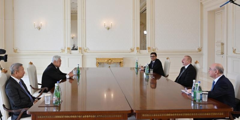President of Azerbaijan Ilham Aliyev received President of the World Taekwondo Federation and Vice-President of the International Olympic Committee
