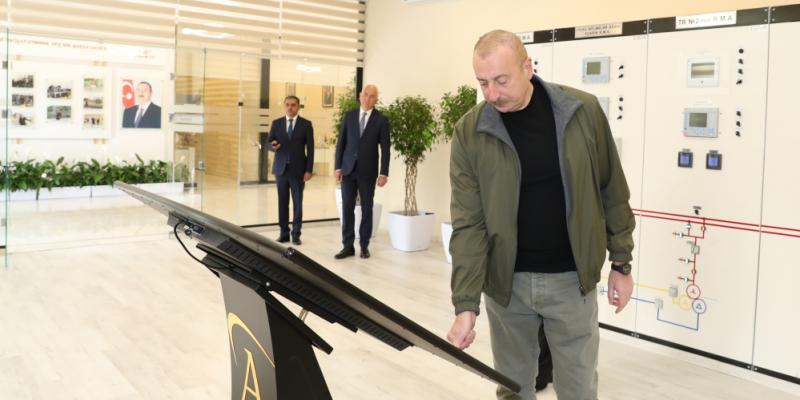 President Ilham Aliyev inaugurated “Gorchu” substation in Lachin district