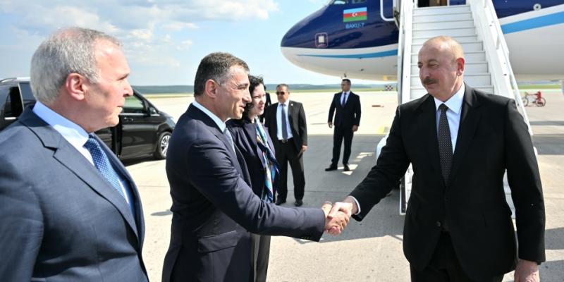 Azərbaycan Prezidenti İlham Əliyev Moldovaya səfərə gəlib