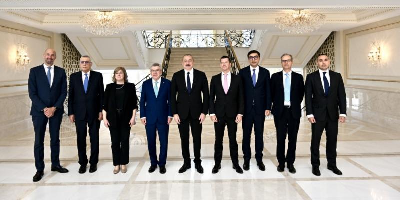 President Ilham Aliyev received President of International Olympic Committee