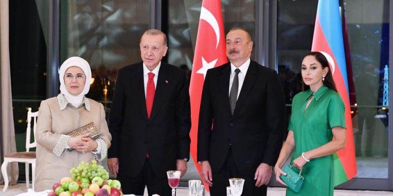 Baku hosted state reception in honor of Turkish President Recep Tayyip Erdogan and First Lady Emine Erdogan