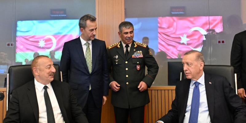 Президенты Азербайджана и Турции приняли участие в открытии нового Центрального командного пункта Военно-воздушных сил
