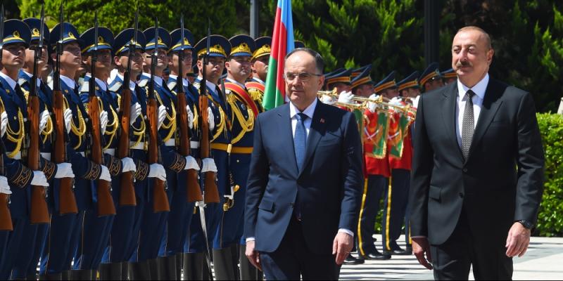 Official welcome ceremony was held for President of Albania Bajram Begaj 