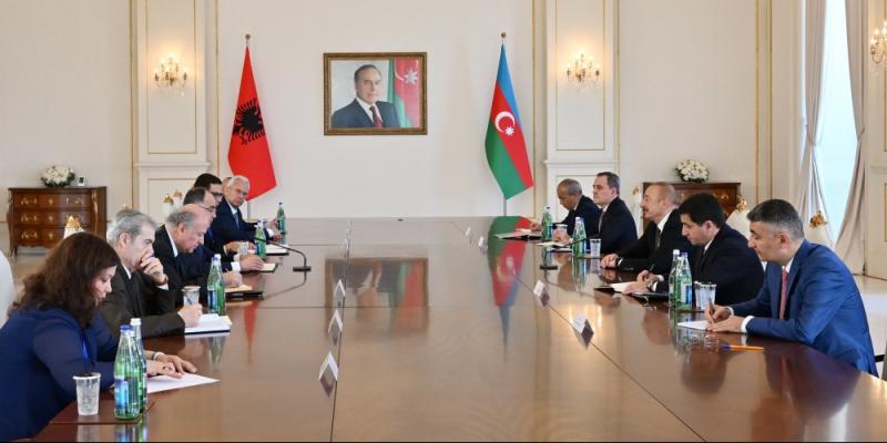Azerbaijani and Albanian presidents held expanded meeting