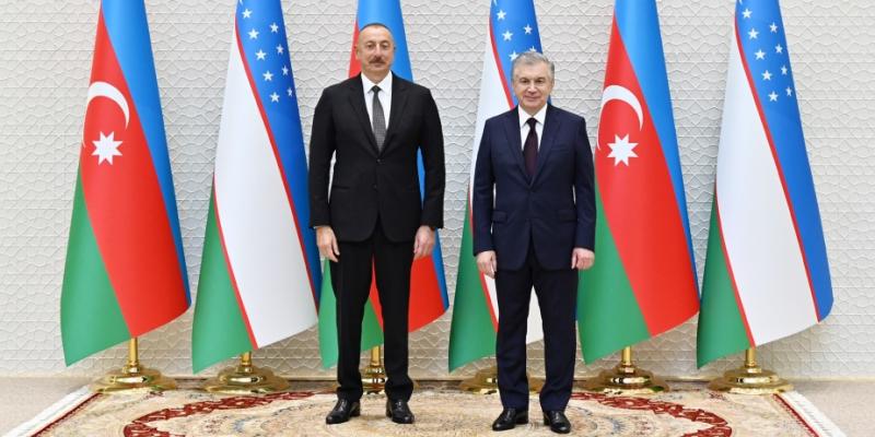 President Ilham Aliyev congratulates Shavkat Mirziyoyev on his re-election as President of Uzbekistan