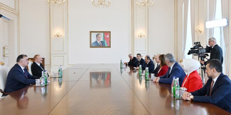 President Ilham Aliyev received Speaker of Grand National Assembly of Türkiye