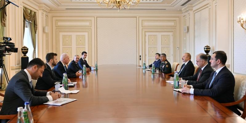 President Ilham Aliyev received Defense Minister of Israel