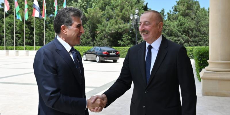 President of Azerbaijan Ilham Aliyev met with head of Kurdistan Region of Iraq Nechirvan Barzani
