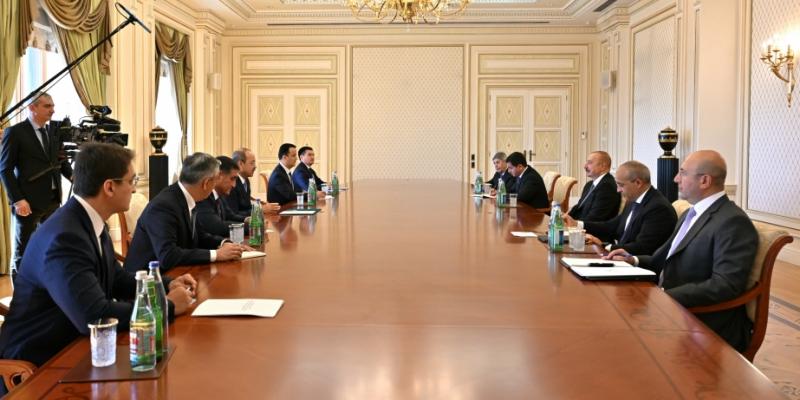 President Ilham Aliyev received Prime Minister of Uzbekistan