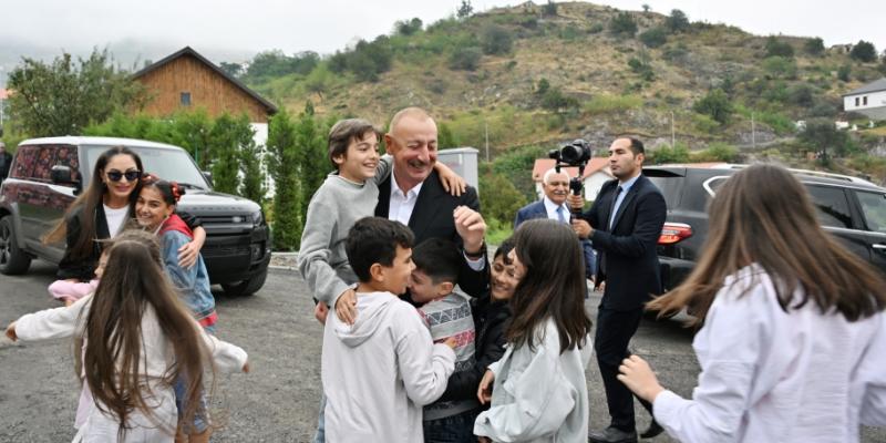 President Ilham Aliyev and First Lady Mehriban Aliyeva participated in “Lachin City Day” festivities