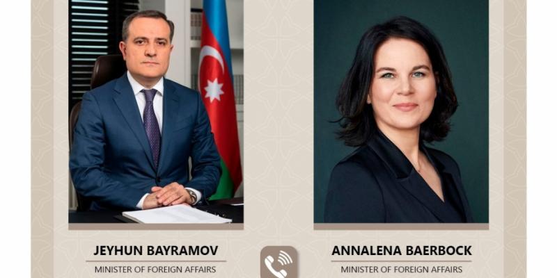 Azerbaijani FM informs German counterpart about Armenia’s ongoing military provocations
