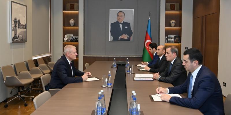 Azerbaijani FM meets with newly appointed Latvian ambassador