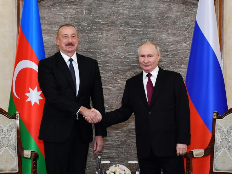President of Azerbaijan Ilham Aliyev’s meeting with President of Russia Vladimir Putin was held in Bishkek