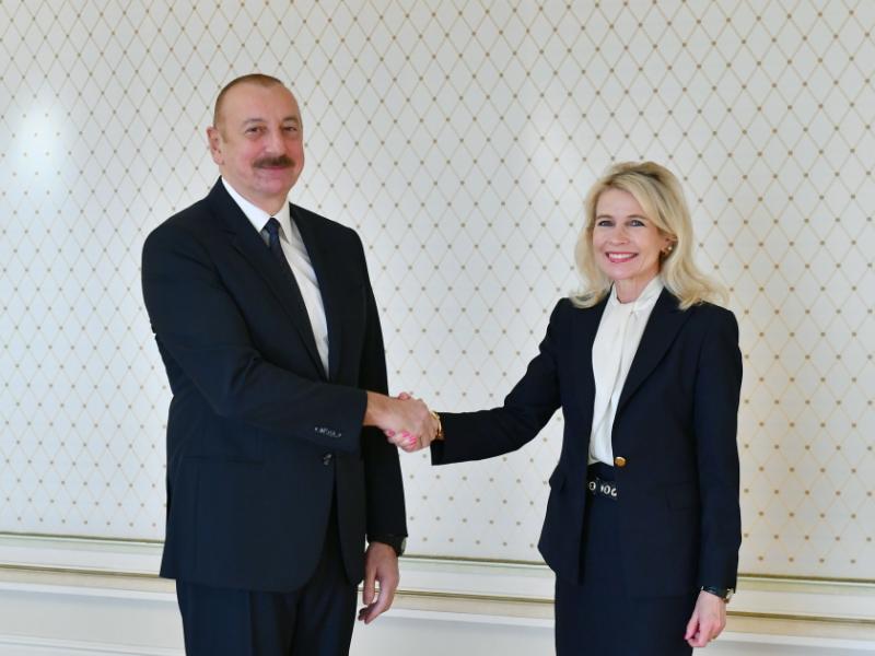 Azərbaycan Prezidenti İlham Əliyev ATƏT Parlament Assambleyasının prezidentini qəbul edib