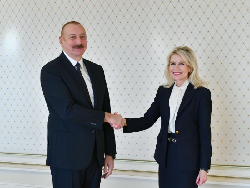 Президент Азербайджана Ильхам Алиев принял президента Парламентской ассамблеи ОБСЕ 