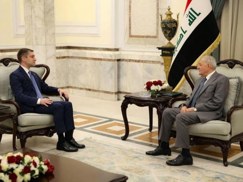 President of Iraq receives Ambassador of Azerbaijan