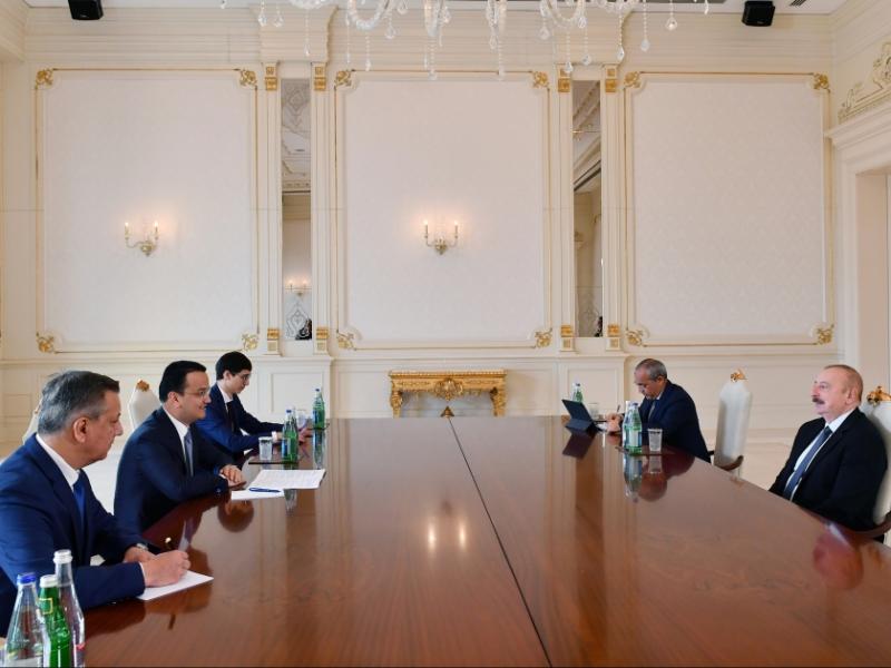 President of Azerbaijan Ilham Aliyev received Minister of Investment, Industry and Trade of Uzbekistan