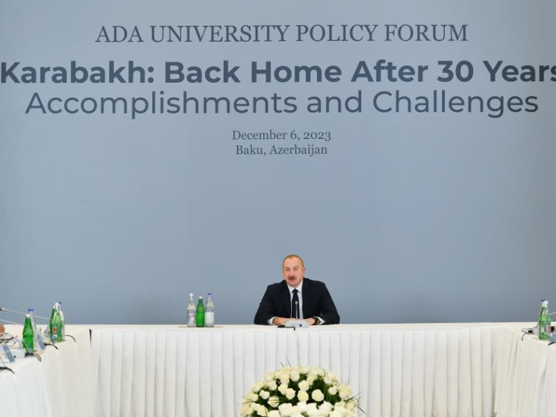 Azerbaijani President: We brought peace to the region