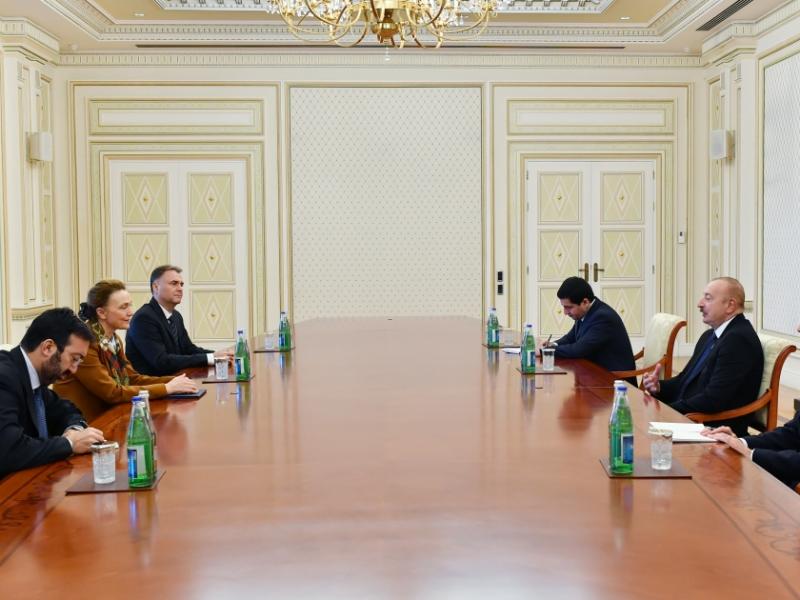 Президент Ильхам Алиев принял генерального секретаря Совета Европы