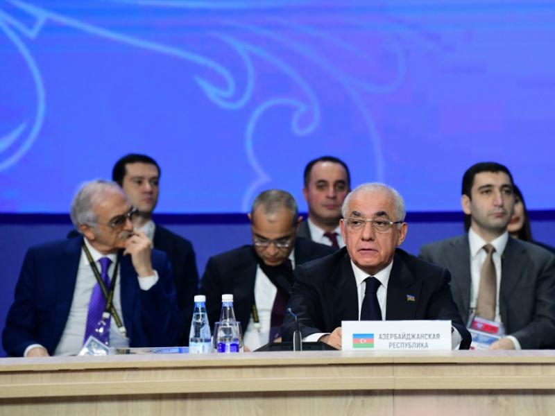 Azerbaijani PM attends meeting of CIS Council of Heads of Government in Moscow