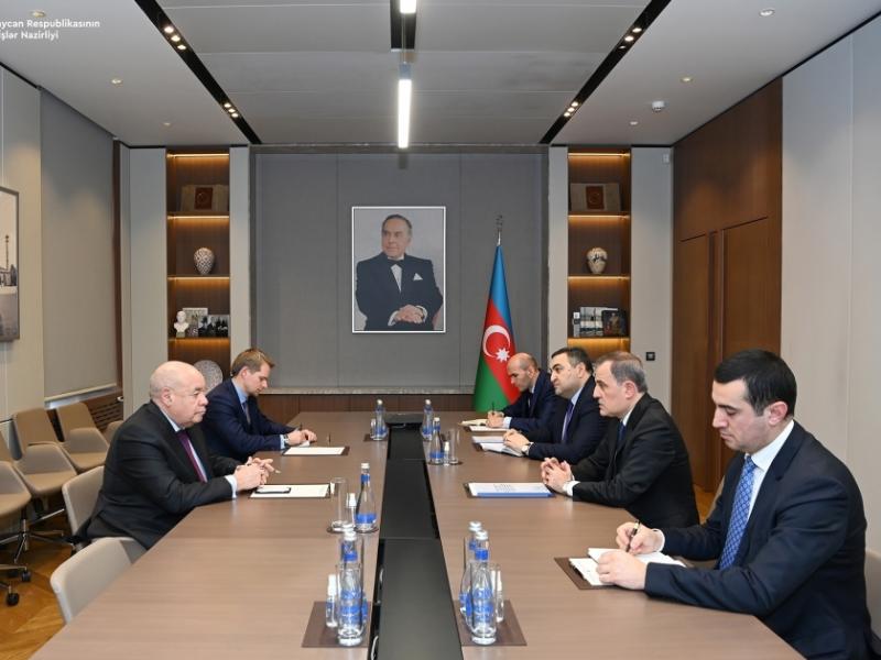 Azerbaijan’s top diplomat meets with Special Representative of Russian President