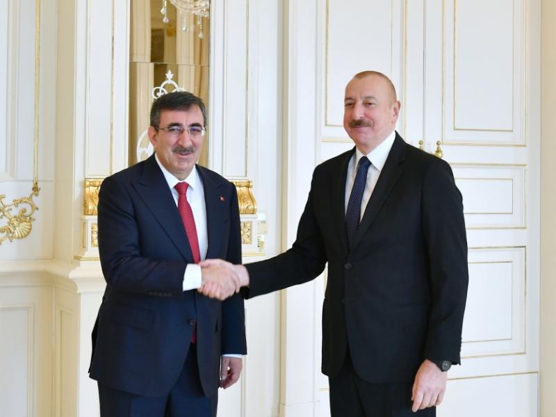 President Ilham Aliyev met with Vice President of Türkiye Cevdet Yilmaz