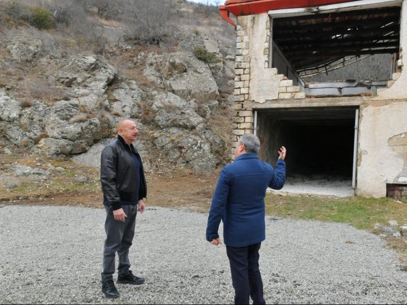 President Ilham Aliyev visited Sakhsi Spring in Shusha district