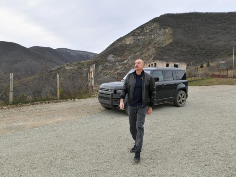 President Ilham Aliyev visited village of Nakhchivanli in Khojaly district