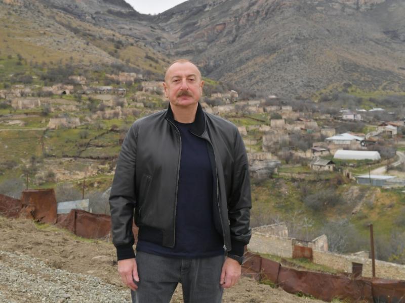 President Ilham Aliyev visited village of Pirlar in Khojaly district