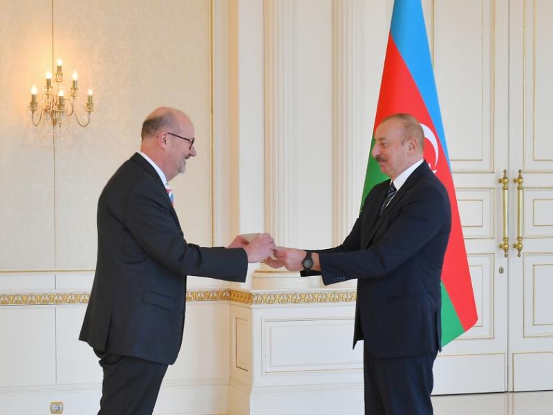 President Ilham Aliyev received credentials of incoming ambassador of Luxembourg to Azerbaijan