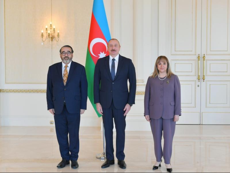 President of Azerbaijan Ilham Aliyev accepted credentials of incoming ambassador of Peru