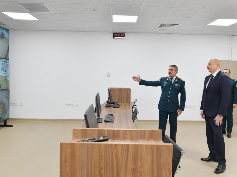 Президент Ильхам Алиев принял участие в открытии в Баку нового военного госпитального комплекса Государственной пограничной службы  