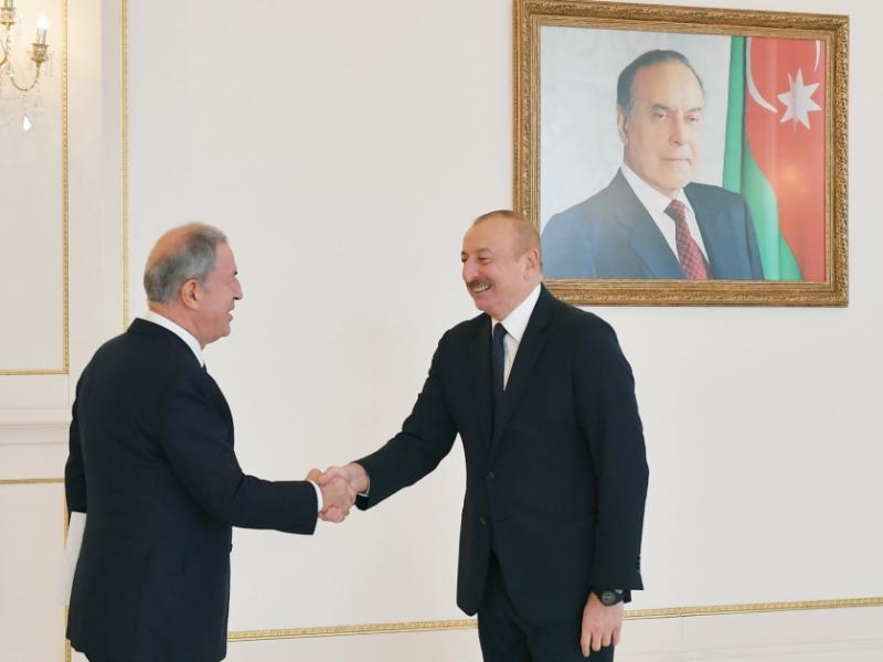 President Ilham Aliyev received delegation led by Chairman of National Defense Committee of Grand National Assembly of Türkiye