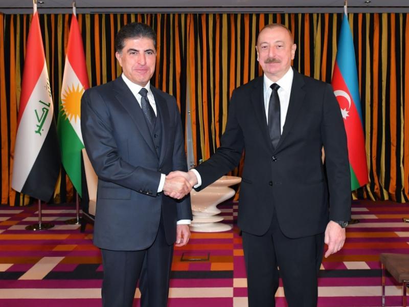 Münxendə Azərbaycan Prezidenti ilə İraq Kürdüstan Regionunun Başçısının görüşü olub
