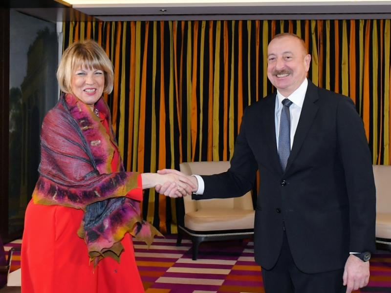 President Ilham Aliyev met with OSCE Secretary General Helga Maria Schmid in Munich