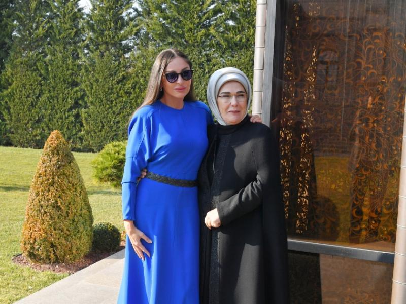 В Анкаре состоялась встреча первых леди Азербайджана и Турции 