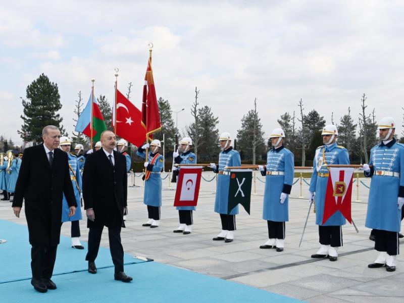 Official welcome ceremony was held for President Ilham Aliyev in Ankara 