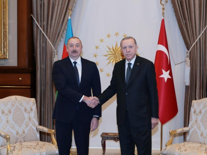 President of Azerbaijan Ilham Aliyev and President of Türkiye Recep Tayyip Erdogan held one-on-one meeting