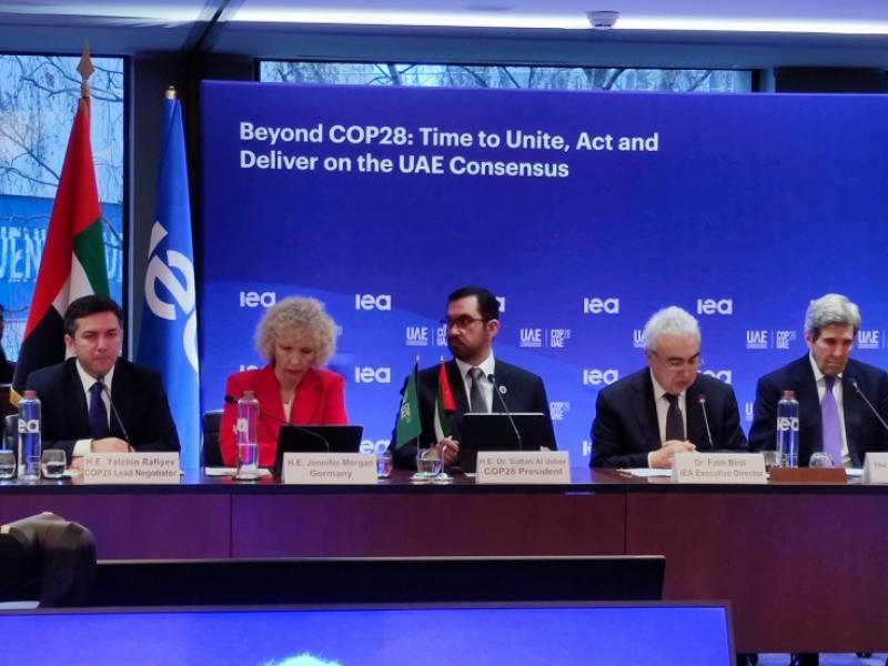 High-Level Roundtable at IEA Headquarters sets agenda for COP28 and COP29