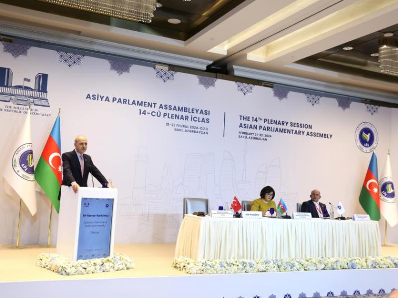 В Баку продолжает работу 14-я пленарная сессия Азиатской парламентской ассамблеи
